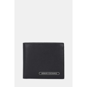 Kožni novčanik Armani Exchange za muškarce, boja: crna, XM000167 AF12702