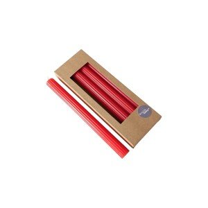 Set svijeća Boltze Classic 25 cm 4-pack boja: crvena