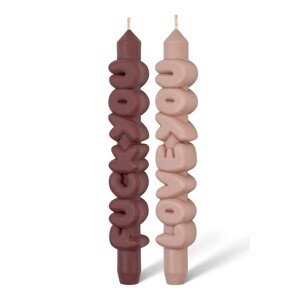 Set svijeća CandleHand Confrontatio 23 cm 2-pack