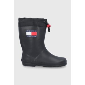Dječje gumene čizme Tommy Hilfiger boja: crna