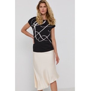 Majica kratkih rukava Lauren Ralph Lauren za žene, boja: crna, 200748765002