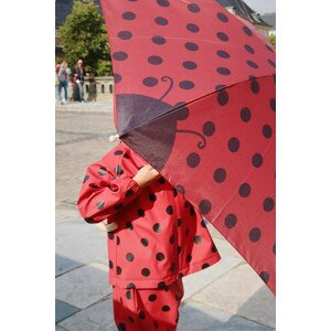 Dječji kišobran Konges Sløjd LADY DOT UMBRELLA boja: crvena, KS103493