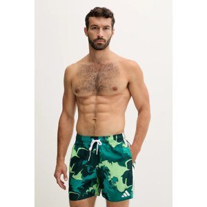 Kratke hlače za kupanje adidas Tie Dye boja: zelena, JX5042