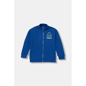 Dječja pamučna dukserica United Colors of Benetton s tiskom, 3J70G503X