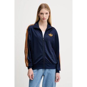 Dukserica adidas Originals Firebird za žene, boja: tamno plava, s aplikacijom, JW1247