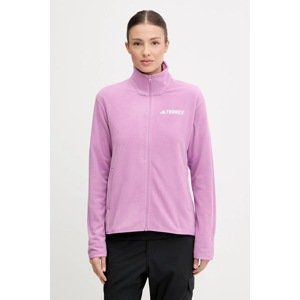 Dukserica outdoor adidas TERREX Multi Essentials boja: ljubičasta, bez uzorka, JM3113