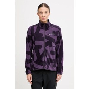 Dukserica outdoor adidas TERREX Multi boja: ljubičasta, s uzorkom, JN0996