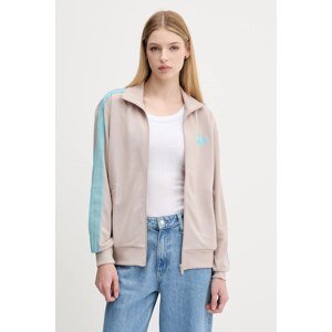 Dukserica adidas Originals Firebird za žene, boja: smeđa, s aplikacijom, JX7864