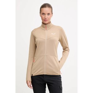 Dukserica outdoor Salewa Puez Cammino boja: bež, bez uzorka, 00.0000029095