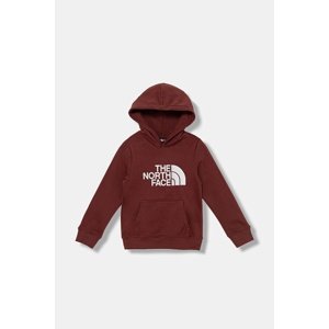 Dječja dukserica The North Face TEEN DREW PEAK PULLOVER HOODIE boja: bordo, s kapuljačom, s aplikacijom, NF0A8EHH0VO1