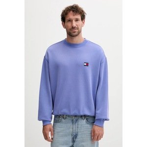 Pamučna dukserica Tommy Jeans s aplikacijom, DM0DM22079