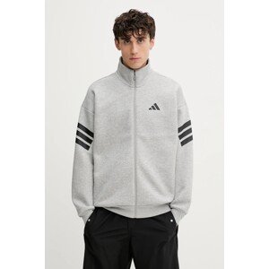 Dukserica adidas Future Icons boja: siva, s tiskom, JD4886