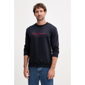 Dukserica Pepe Jeans boja: tamno plava, s tiskom, PM5800011