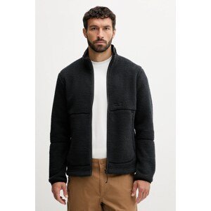Jakna Jack Wolfskin STONE LITE boja: crna, za prijelazno razdoblje, A64997