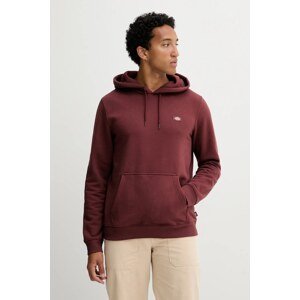 Dukserica Dickies boja: bordo, s kapuljačom, bez uzorka, DK0A4XCD