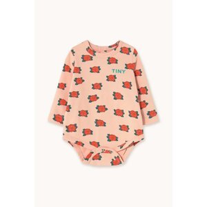Pamučni bodi za bebe Tinycottons CAMELIAS BODY AW25-202