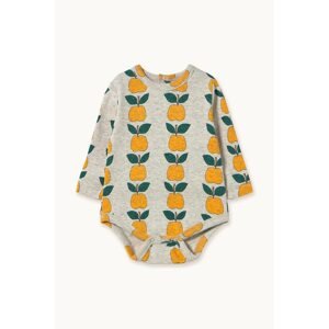 Pamučni bodi za bebe Tinycottons APPLES RIB BODY AW25-239