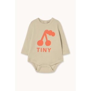 Bodi za bebe Tinycottons CHERRY GRAPHIC RIB BODY AW25-330