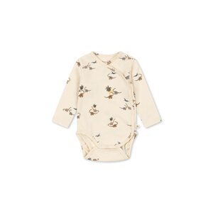 Bodi za bebe Konges Sløjd BASIC LS NEWBORN BODY GOTS KS103703