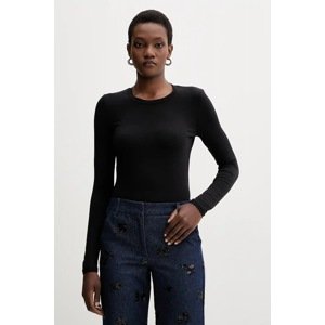 Majica dugih rukava Weekend Max Mara MULTIE boja: crna, 2525946012600