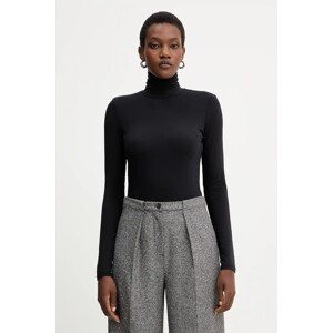 Majica dugih rukava Weekend Max Mara MULTIF boja: crna, 2525946022600