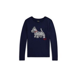 Dječja majica dugih rukava Polo Ralph Lauren boja: tamno plava, 313979013001