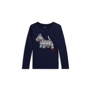 Dječja majica dugih rukava Polo Ralph Lauren boja: tamno plava, 312979013001
