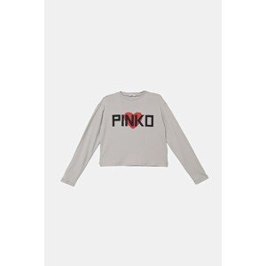 Dječja majica dugih rukava Pinko boja: siva, KFTS029.C.JE013