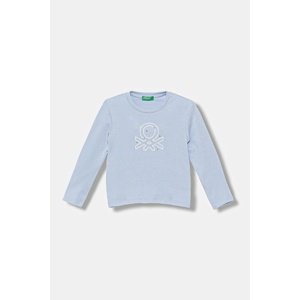 Dječja pamučna majica dugih rukava United Colors of Benetton 3I9WG10JS