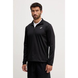 Majica dugih rukava za trening Asics boja: crna, s tiskom, 2011D369