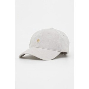 Vunena kapa sa šiltom Tommy Hilfiger boja: siva, AW0AW17773