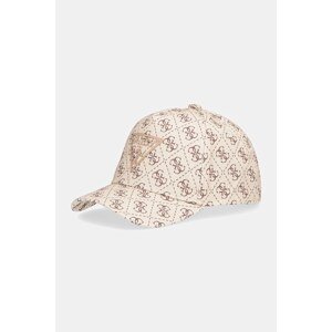 Pamučna kapa sa šiltom za bebe Guess boja: bež, H5YZ03 WO08O