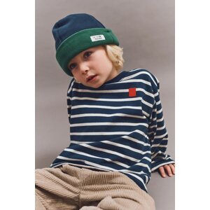 Dječja kapa Liewood Luciano Fleece Beanie boja: tamno plava, LW20109