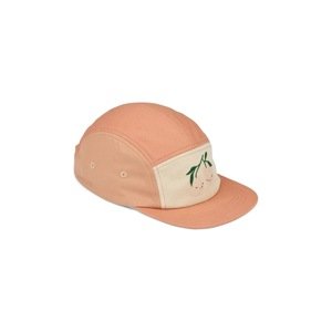 Pamučna kapa sa šiltom za bebe Liewood Rory Printed Cap boja: narančasta, LW20388