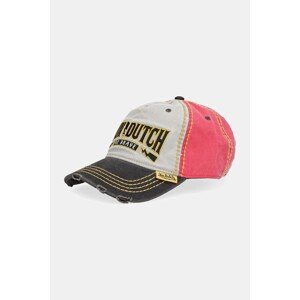 Pamučna kapa sa šiltom Von Dutch boja: crvena, VD.1.CB.RETRO