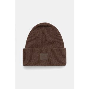 Vunena kapa The North Face Urban Patch boja: smeđa, NF0A7WJG1OI1