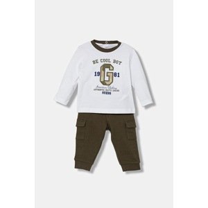 Pamučni komplet za bebe Guess 2-pack boja: bijela, I5YG06 K8HM4