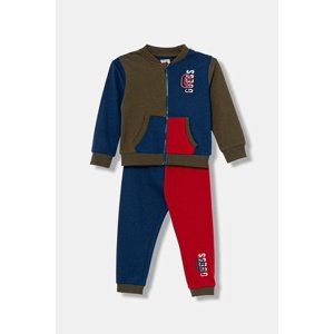 Pamučna trenirka za bebe Guess boja: tamno plava, I5YG09 KA6R4