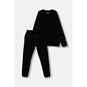 Dječja trenirka Guess boja: crna, L5YG01 KCCH0