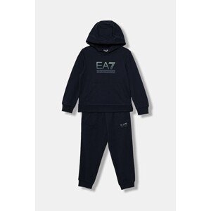 Dječja trenirka EA7 Emporio Armani boja: tamno plava, 7B000173 AF13512