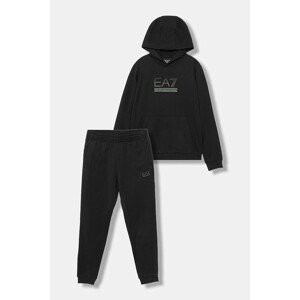 Dječja trenirka EA7 Emporio Armani boja: crna, 7B000173 AF13512