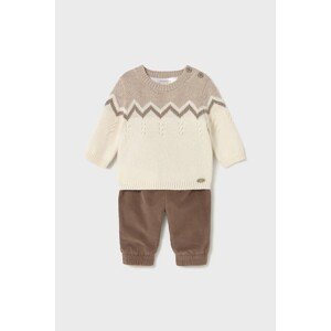 Komplet za bebe Mayoral Newborn boja: smeđa, 2580