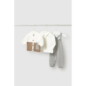 Komplet za bebe Mayoral Newborn 3-pack boja: siva, 2617