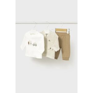 Trenirka za bebe Mayoral Newborn boja: smeđa, 2622