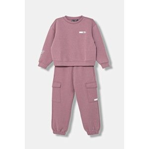 Dječja trenirka EA7 Emporio Armani boja: ružičasta, 7G000161 AF13151