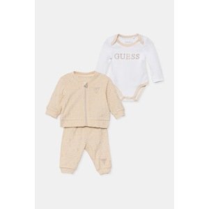 Komplet za bebe Guess 3-pack boja: bež, H5YW10 KBU64