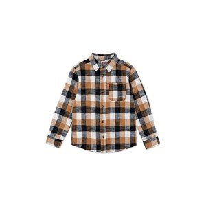 Dječja pamučna košulja Levi's BUFFALO CHECK FLANNEL SHIR boja: bež, 8EN817
