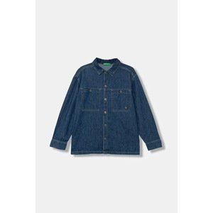 Dječja traper košulja United Colors of Benetton 5AD6CQ04C
