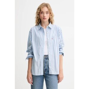 Pamučna košulja Levi's za žene, relaxed, s klasičnim ovratnikom, 001HM