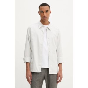 Pamučna košulja Calvin Klein regular, s klasičnim ovratnikom, LV04LD119G
